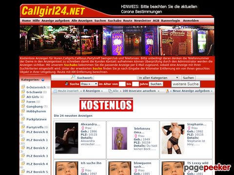 Rotlichtführer Callgirlsuche