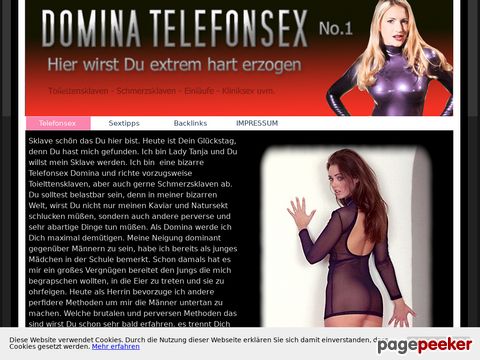 mehr Information : Dominatelefonsex