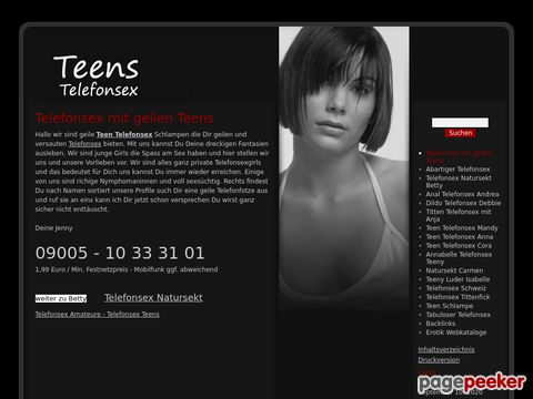 mehr Information : Teen Telefonsex Mäuse